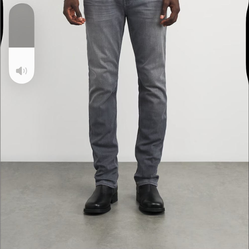 PAIGE Men's Charcoal Slim‎ Jeans